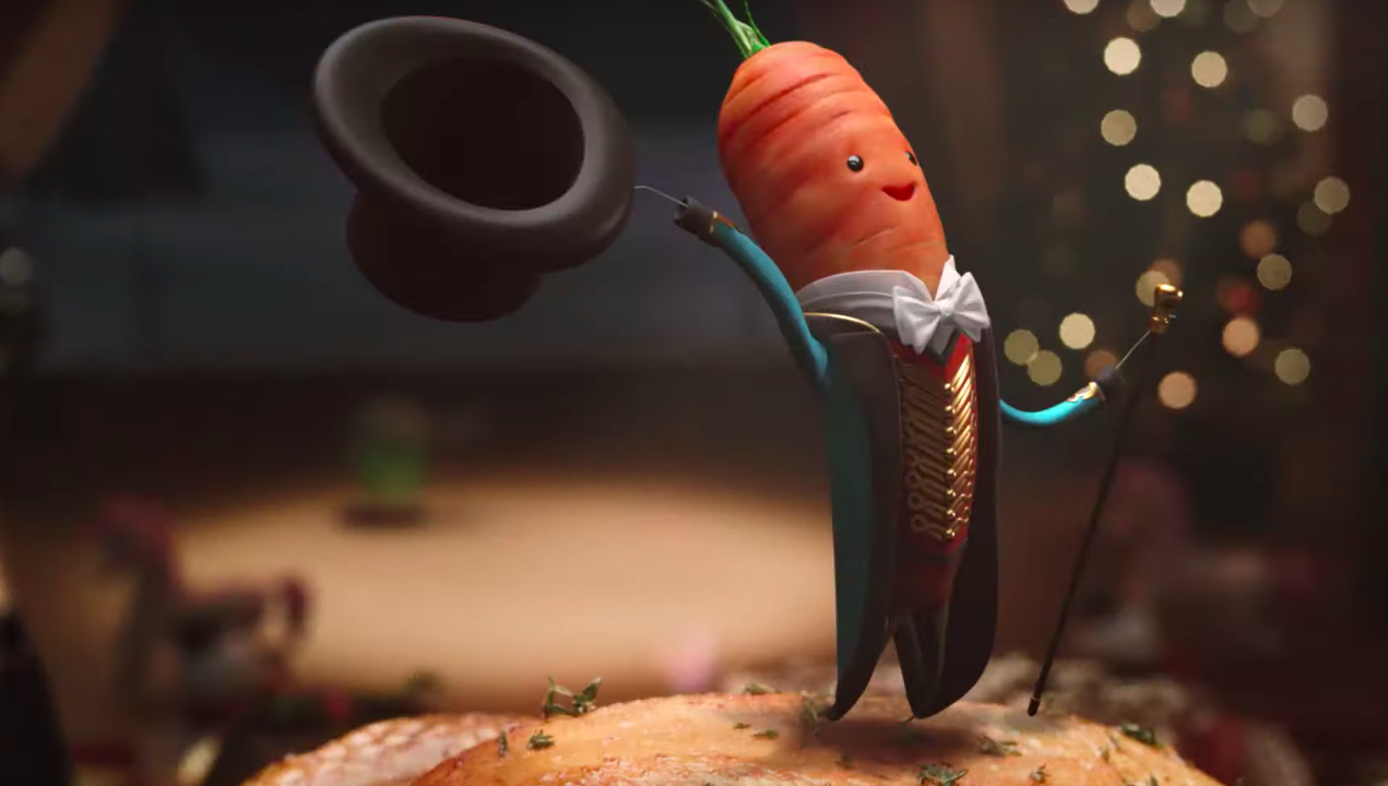 Aldi’s latest Christmas ad sees Kevin the Carrot fight off the Leafy Blinders