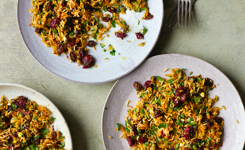 Turn downtime into quality time and let the kids help you cook up some of Donal Skehan’s jewelled herb and rice salad