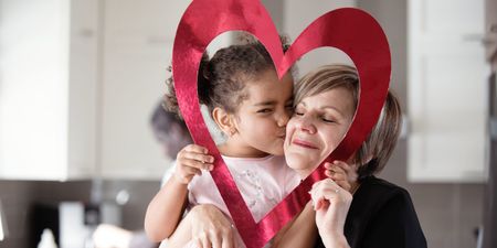 A really sweet tradition to start with your child in the run up to Valentine’s Day