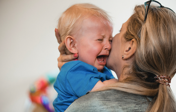 Got a baby who cries when you leave the room? You need to see the clever trick one mum shared