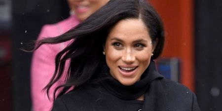 Meghan Markle has been spotted out and about in Toronto, and she looks really happy