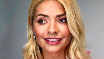 Holly Willoughby’s black dress is from Sandro Paris and we just adore it