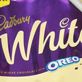 We’re drooling looking at these new white chocolate Oreo bars from Cadbury