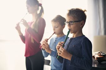 My child came home from school with a tin whistle and now I have to move