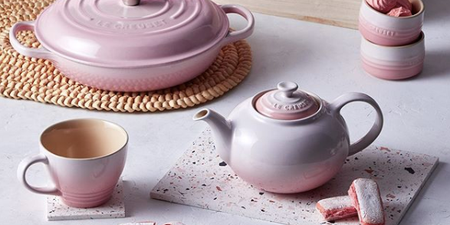 Le Creuset has launched a millennial pink collection, and we need it all tbh