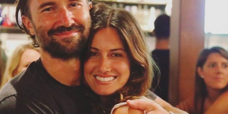 Brandon Jenner’s mum has shared the adorable first photo of his newborn twins