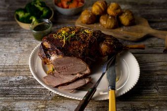 Stuck for Easter dinner? This lemon, rosemary, and salt-crusted lamb will have the whole family drooling