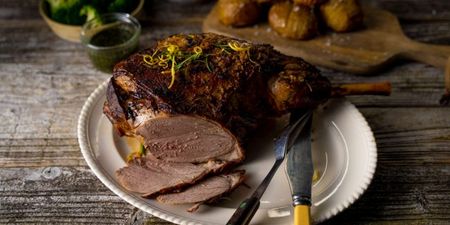 Stuck for Easter dinner? This lemon, rosemary, and salt-crusted lamb will have the whole family drooling