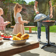 The George Foreman Indoor/Outdoor grill is the perfect BBQ for small spaces