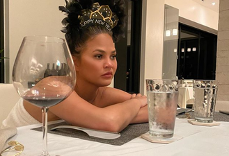 Chrissy Teigen lost the run of herself announcing Zayn and Gigi’s baby news