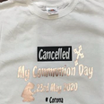 Small Irish business designs t-shirts to commemorate cancelled communions