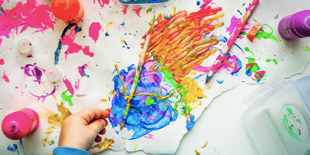 ‘Invisible painting’ is the cool indoor activity that’ll entertain your kids for a solid 30 minutes