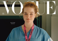 A Tyrone midwife was chosen to feature on the cover of Vogue