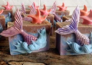 We are obsessed with these stunning local handmade soap bars by Little Village Soaps