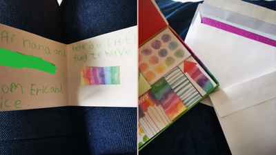 Pride Month: I made Pride cards with my children to send to friends and family