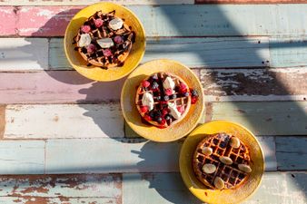 This brown butter Belgian waffles recipe is the perfect way to start the day