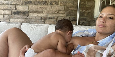 Ashely Graham shared a breastfeeding selfie – and within moments the trolls were out