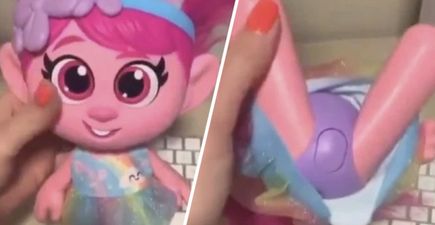 Hasbro pulls Trolls doll from stores over button some say promotes child abuse