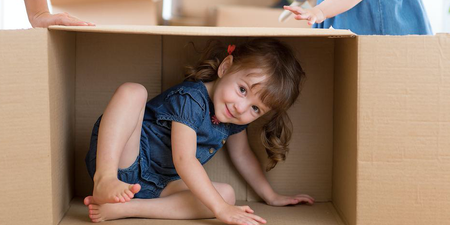 Entertaining toddlers: 5 easy ideas that turn a cardboard box into hours of fun