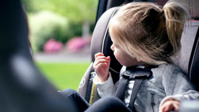 Parents spend an average of FOUR DAYS A YEAR wrestling kids into the car, new study finds