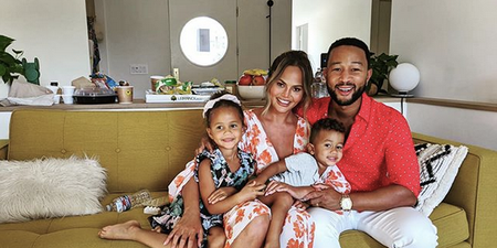 Whoops! Chrissy Teigen just accidentally revealed her baby’s sex in the cutest slip of tongue