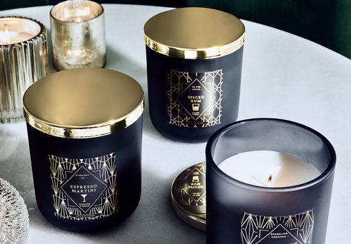 M&S alcohol scented candles
