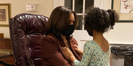 Kamala Harris’ four year old niece knows she’ll be president one day