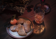 This recipe for Hazelnut Shortbread Biscuits is the perfect treat for Santa