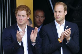 Harry and William are apparently texting again