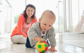 Here are four simple sensory play activities to keep your baby stimulated