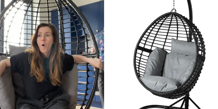 We got our hands on the viral Lidl hanging chair and life is good again