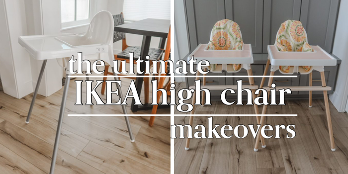 ikea high chair makeover