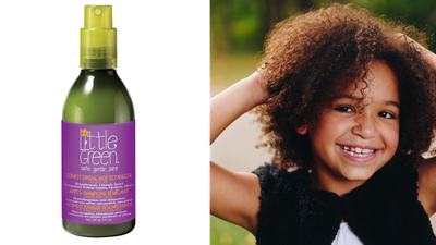 The Little Green Detangler range is a must have if your child has curly hair