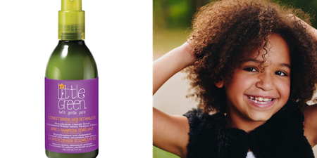 The Little Green Detangler range is a must have if your child has curly hair