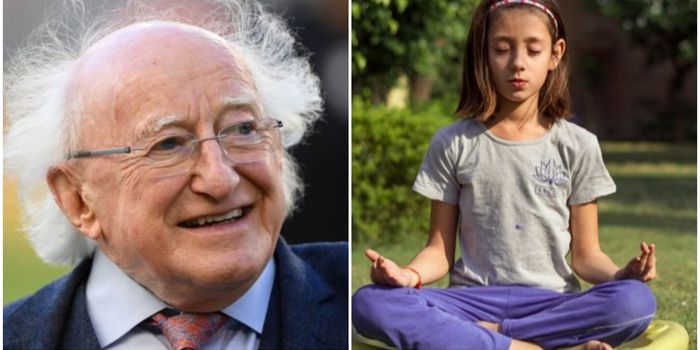 Yoga should be taught to all school children says Michael D. Higgins