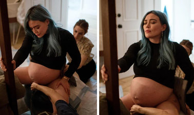 Hillary Duff shares intimate photos of home birth – and reminds us how amazing women are