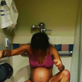 A mum labouring on the toilet went viral  – and it made other mums rave about the position