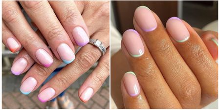 Rainbow tips are the latest nail trend – so bookmark these ideas for your next mani