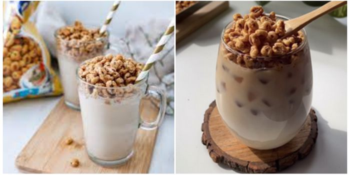 Cereal milk lattes