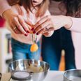 Mum lets one-year-old cook eggs on the stove – what age is too young?