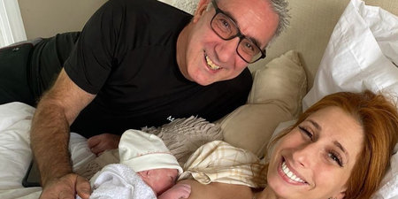Has Stacey Solomon’s dad accidentally revealed her baby girl’s name?