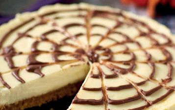 Trick or treat yourself with this Cobweb Cheesecake Recipe