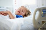 Parents told to hold children in their arms to free up space in the emergency department
