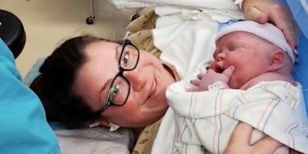 Big bundle of joy: woman gives birth to baby weighing over 14lbs