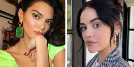 Green eyeliner is the makeup trend taking over this Christmas