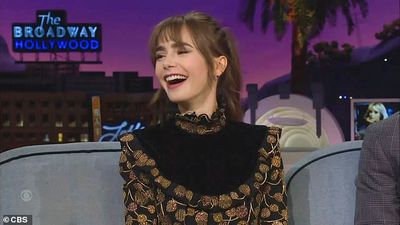 Lily Collins reveals she threw a toy telephone at Prince Charles’ head