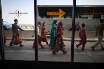 Baby boy lost in Afghan airport finally reunited with his family
