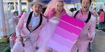A woman has gotten legally married to the colour pink – yes, really