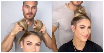 A celebrity hairstylist just shared a genius hack for the perfect messy bun