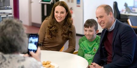 Prince William comforts grieving schoolboy who lost his mum